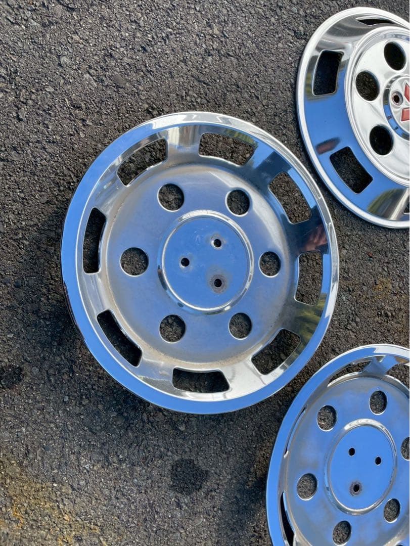 ブラケット付　メッキ　キャンター　ホイールカバー　ホイールキャップ　14インチ