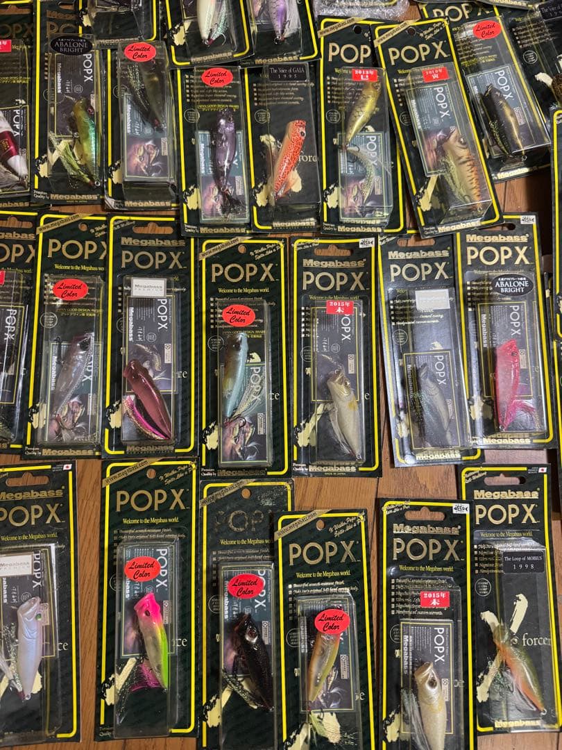 B*k様 Megabass POP X 141個セット！！限定カラーレアカラー多