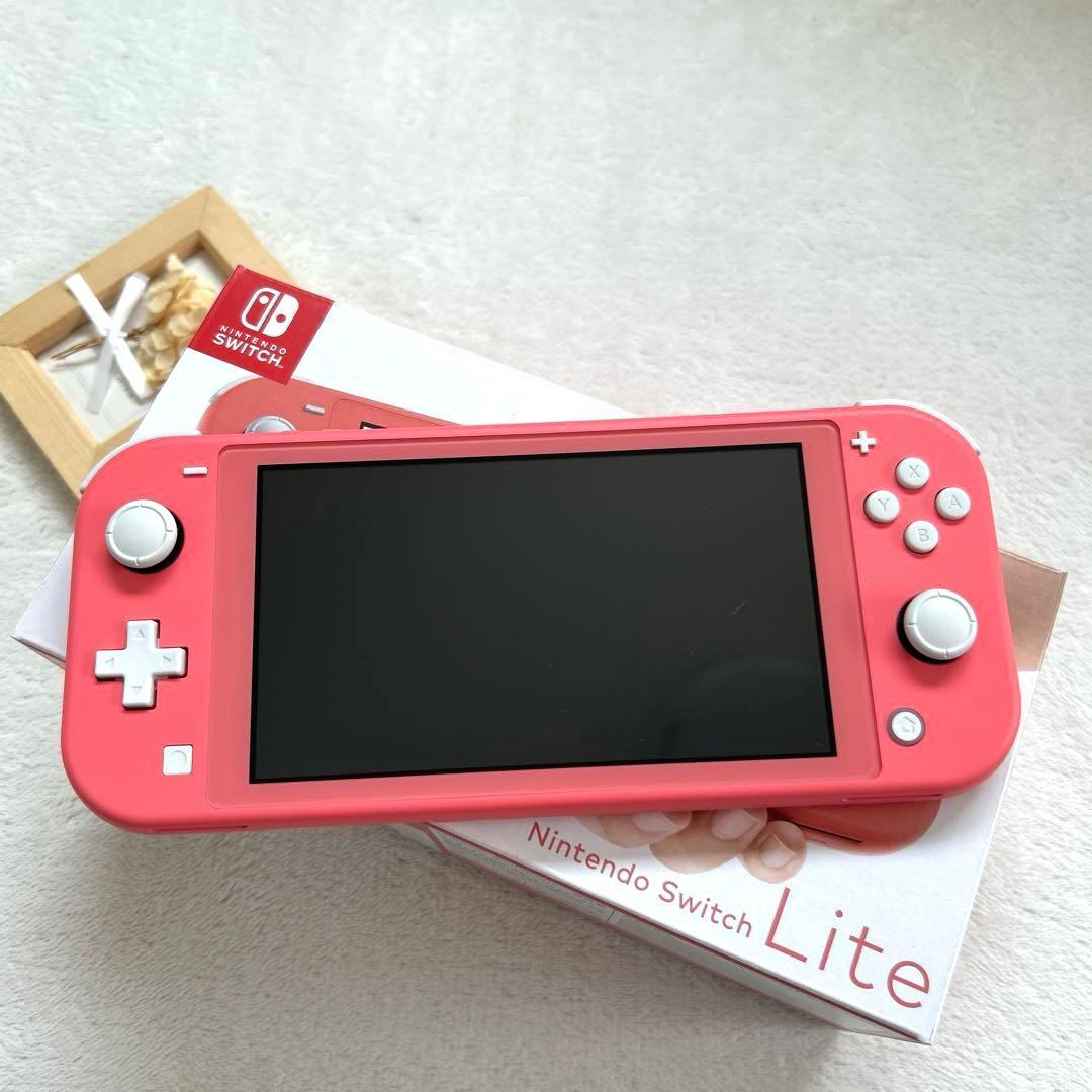 【Nintendo Switch Lite】本体　コーラルピンク