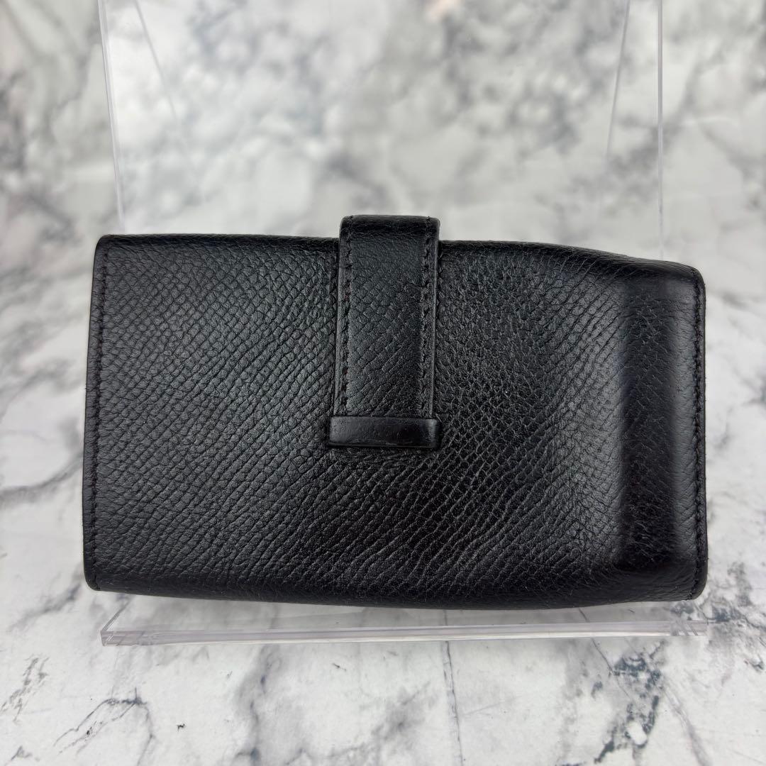 104 HERMES ベアン　キーケース　4連　シルバー　C刻印
