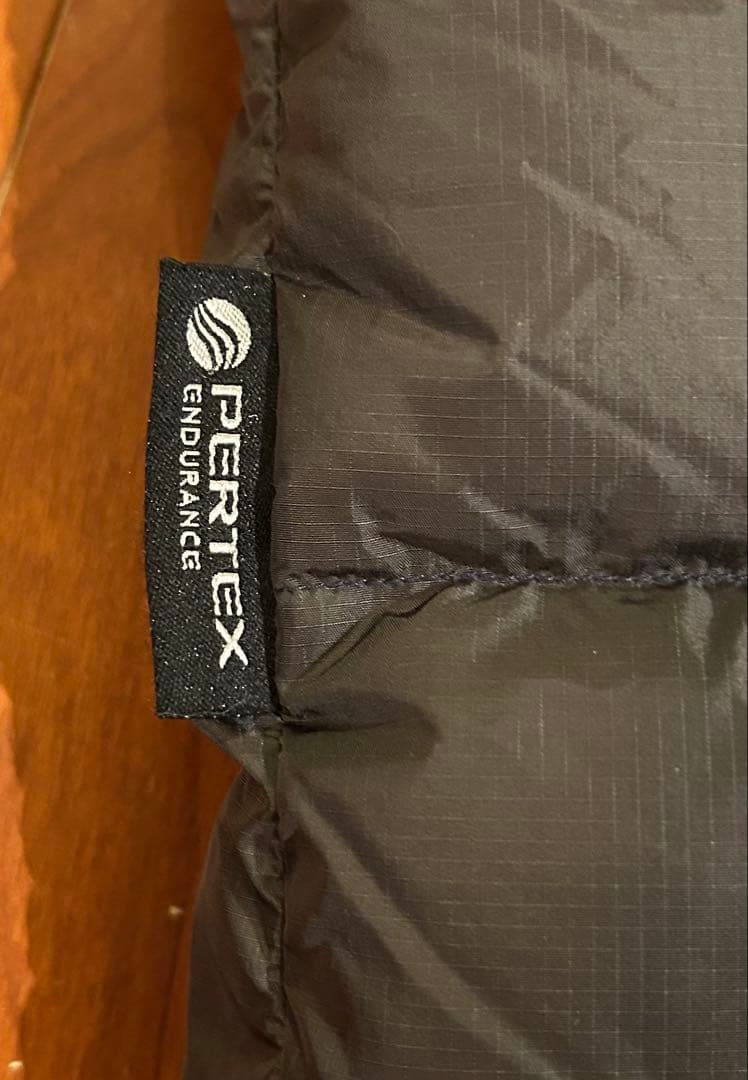 Rab フード付きダウンジャケット ネイビー/グレー　L