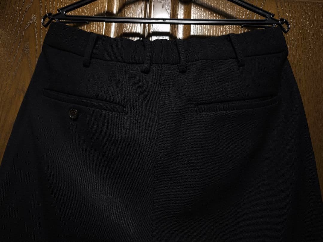 MARKAWARE ウールサバイバルクロス　ペグトップパンツ　ブラック　2