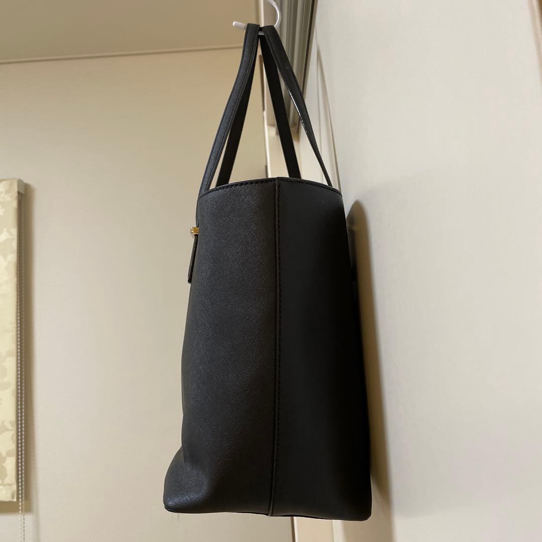 kate spade 黒 トートバッグ
