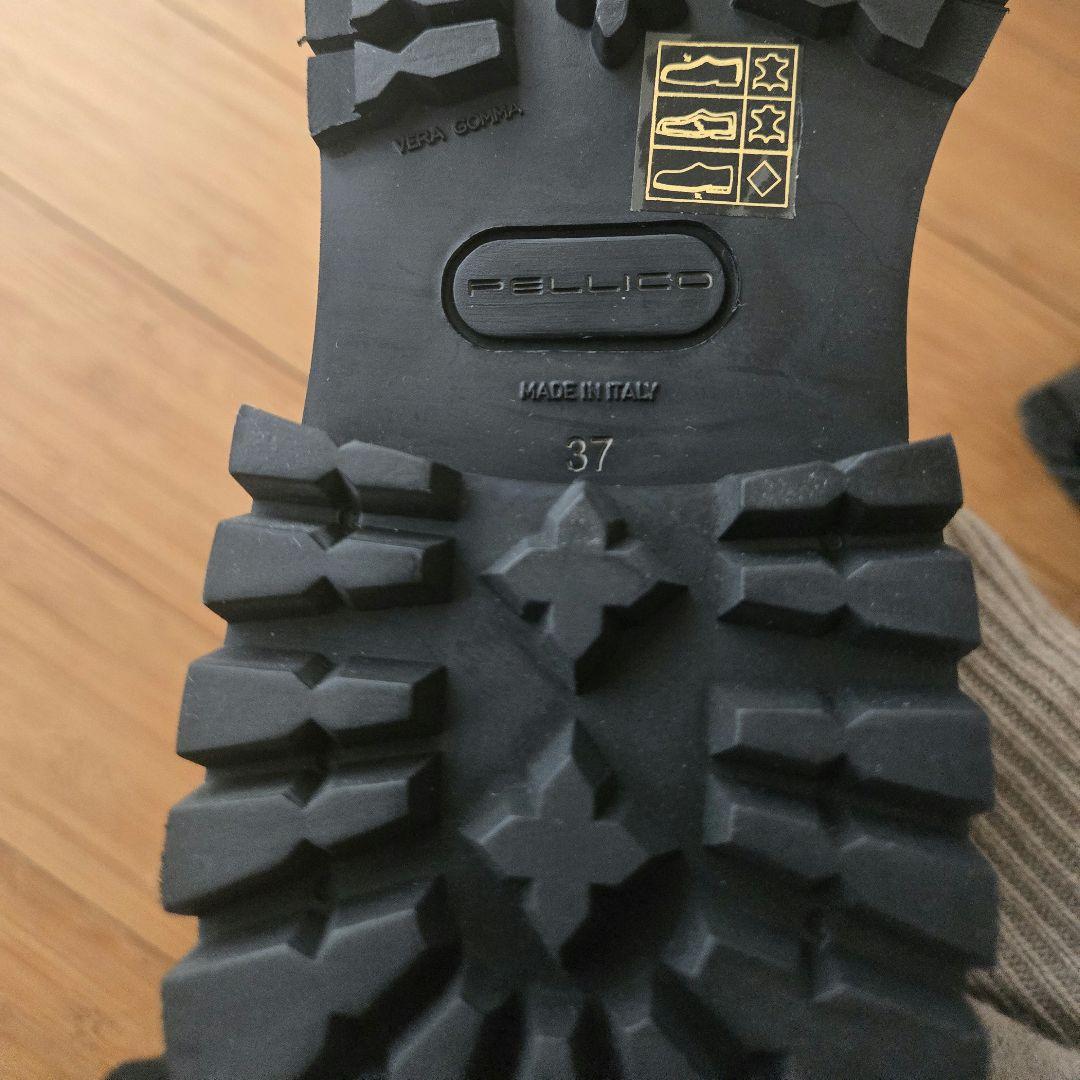 ペリーコ 厚底　ショートブーツ　サイドジップ 37