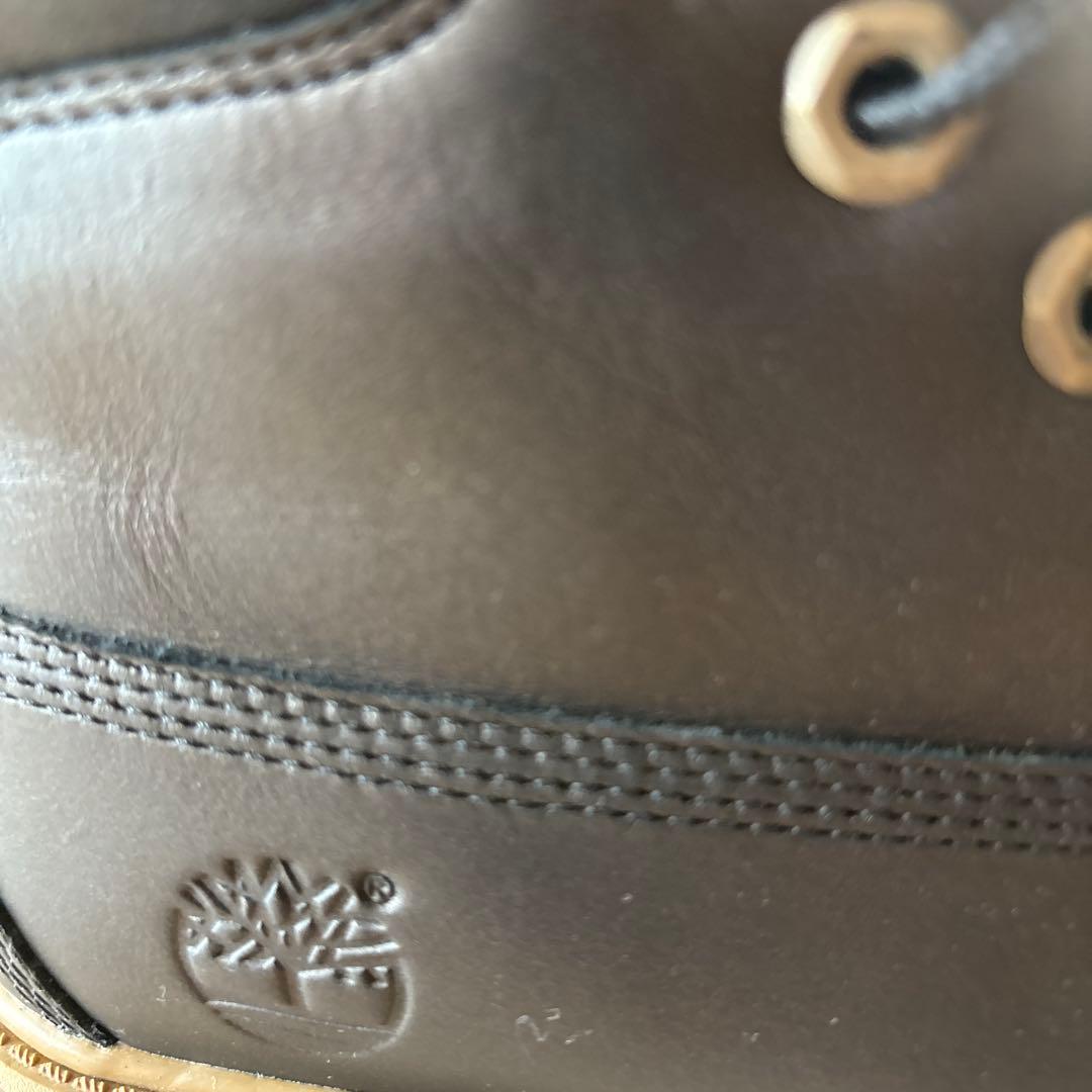 美品❗️Timberland ティンバーランド　ブラック ワークブーツ　23.5