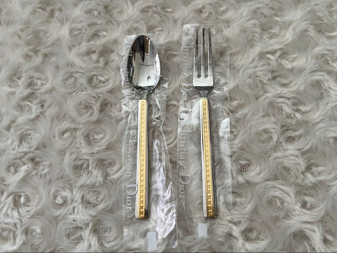 【専用】ディオール カトラリーセット　金彩スプーン＆フォークセット　10本セット
