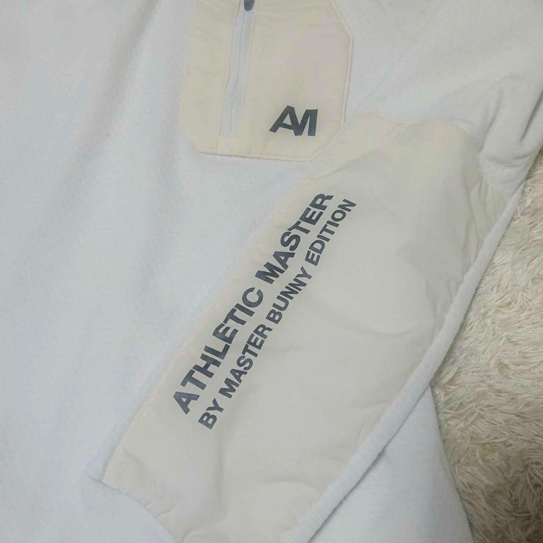 マスターバニーエディション モックネック L相当 ストレッチ 白 手洗い洗濯済
