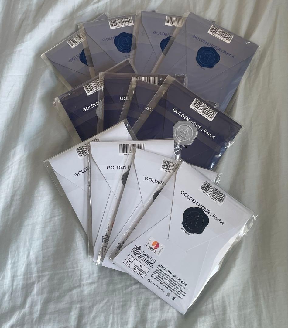 ATEEZ GOLDEN HOUR Part.4 ポカアルバム 12枚 未開封