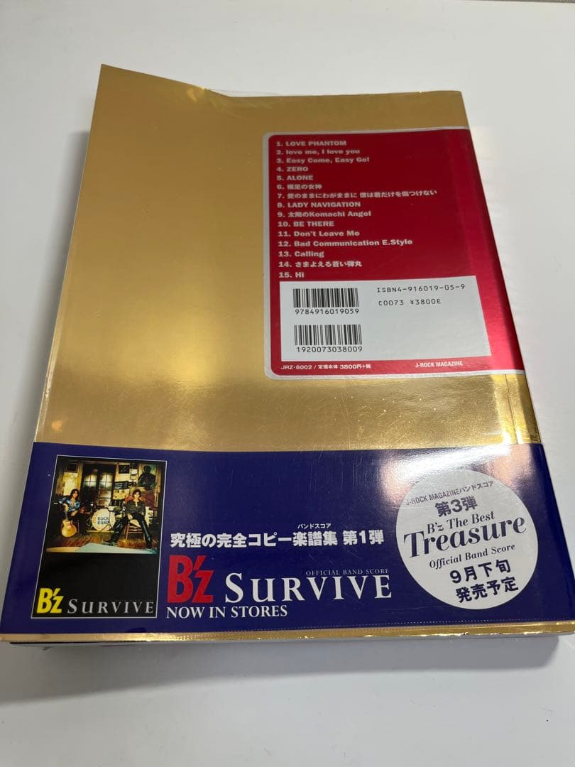 バンドスコアB'z the best pleasure ＆ 冊子Treasure