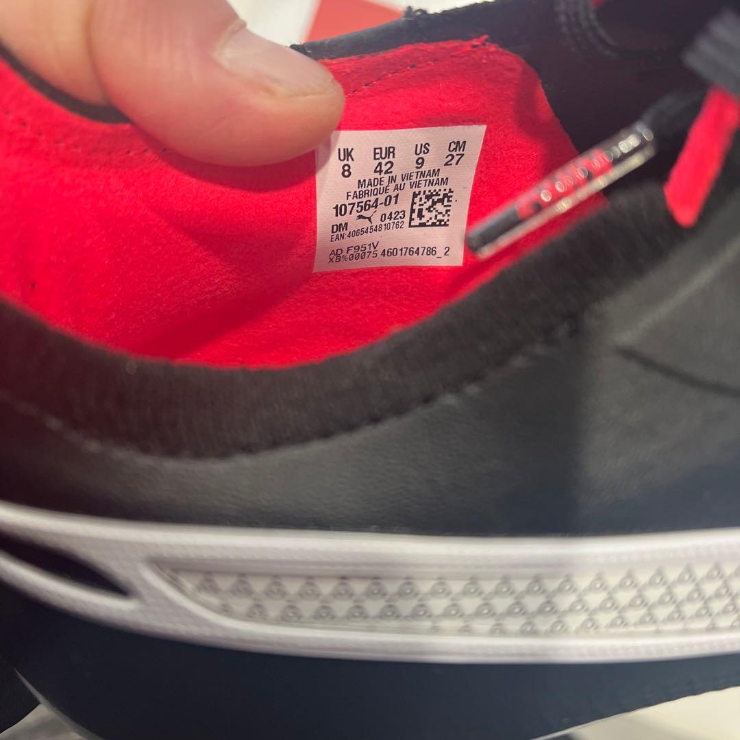 PUMA KING プーマ キング サッカースパイク 黒色　サイズ27.0cm