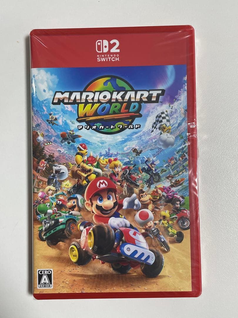 【新品未開封】マリオカートワールド Switch2 シュリンク付き