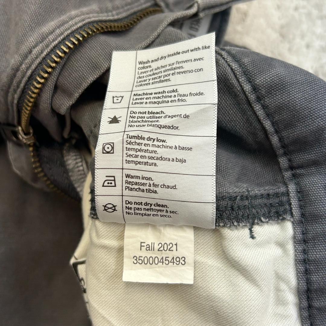 み*ん様 カーハート　ダブルニー　雰囲気抜群　ボトムス　ワークパンツ　古着　グレ