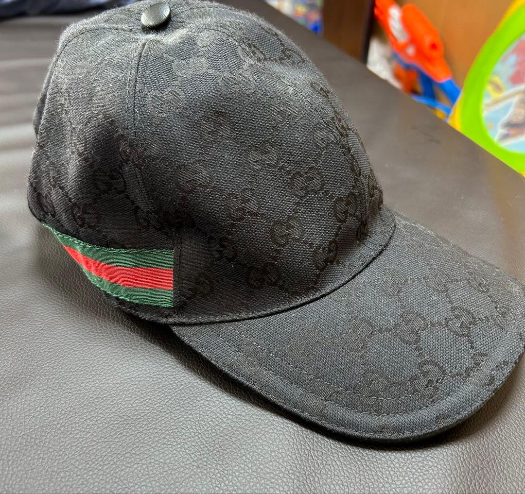 Gucci GG グッチ　キャップ　ブラック　L59