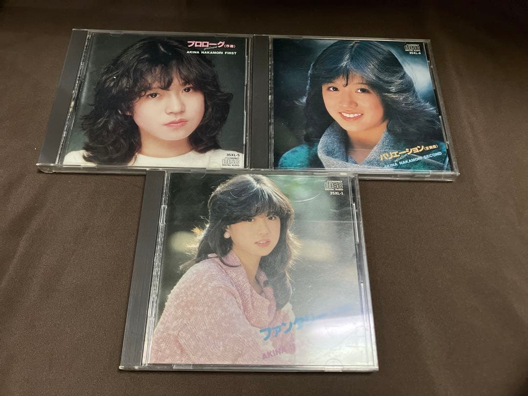 【希少品】中森明菜 プロローグ バリエーション　ファンタジー 3枚セット初回盤