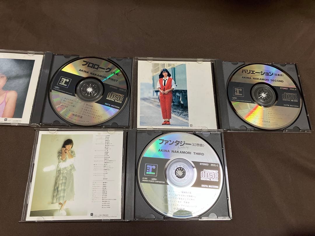 【希少品】中森明菜 プロローグ バリエーション　ファンタジー 3枚セット初回盤