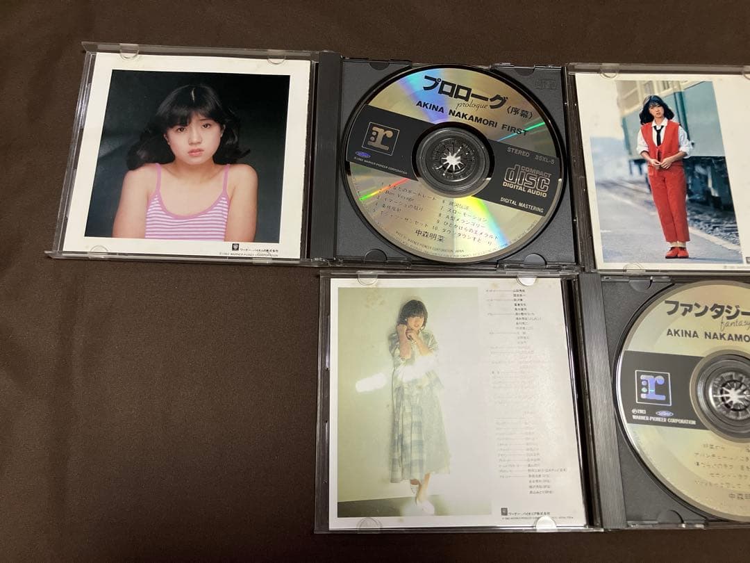 【希少品】中森明菜 プロローグ バリエーション　ファンタジー 3枚セット初回盤