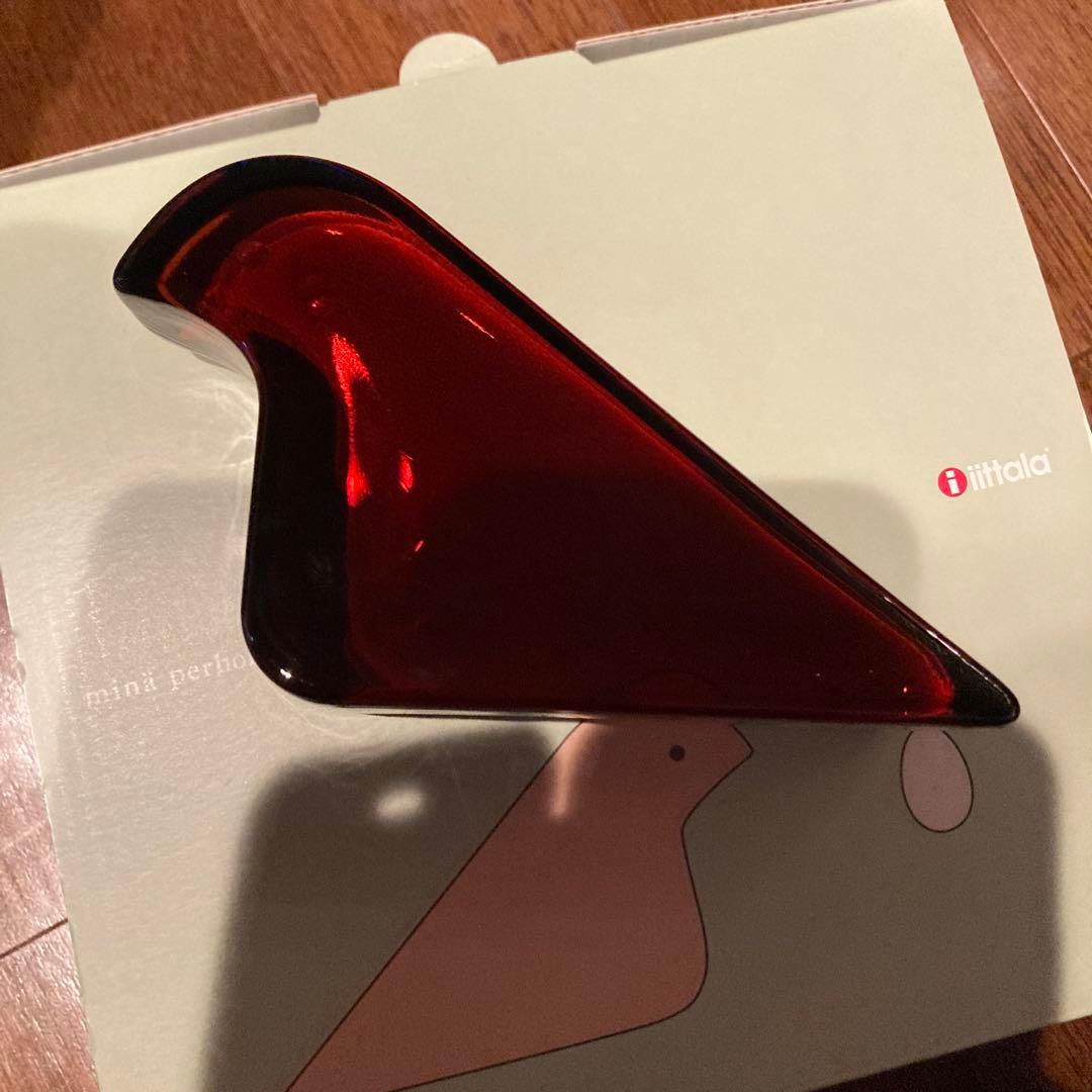 イッタラ×ミナペルホネン　ガラスバード　セビリアオレンジ