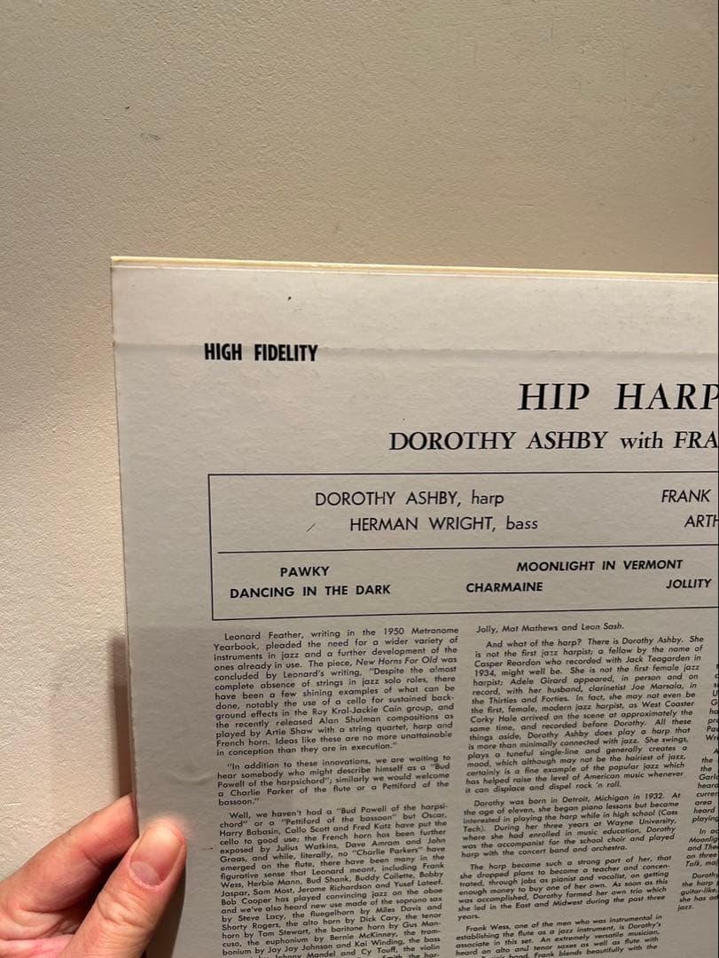 Dorothy Ashby With Frank Wess ‎ Hip Harp