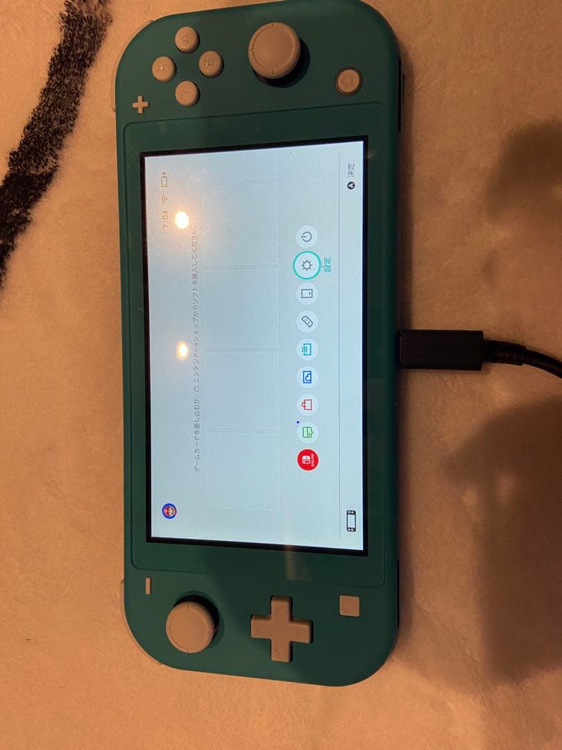 Nintendo Switch Lite ターコイズ 充電器メモリスティック付き