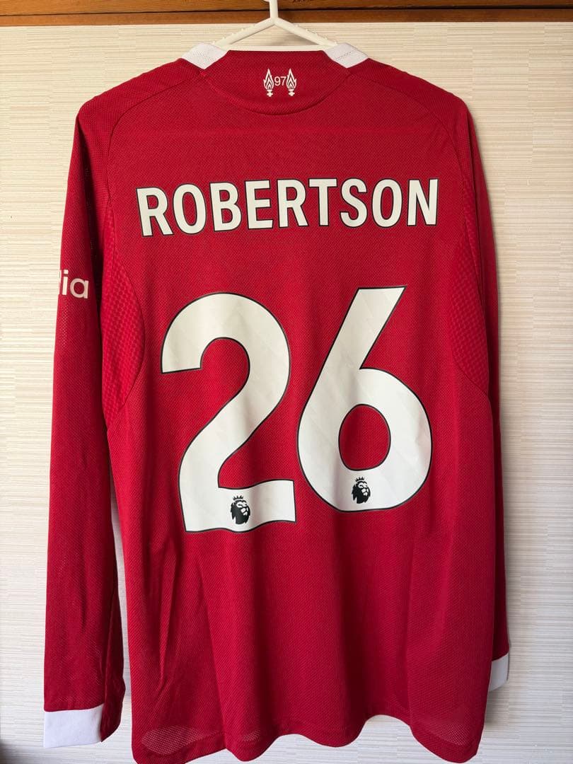 リバプール　ロバートソン長袖オーセンティック