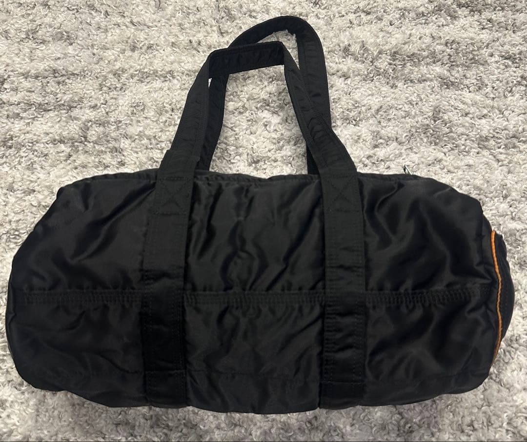 吉田カバン PORTER ブラック ナイロン ドラムバッグ