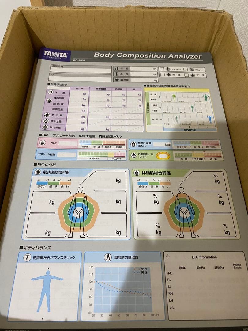 年内最終！70万円→9万円 送料込み　TANITA 体組成計　　MC-780A