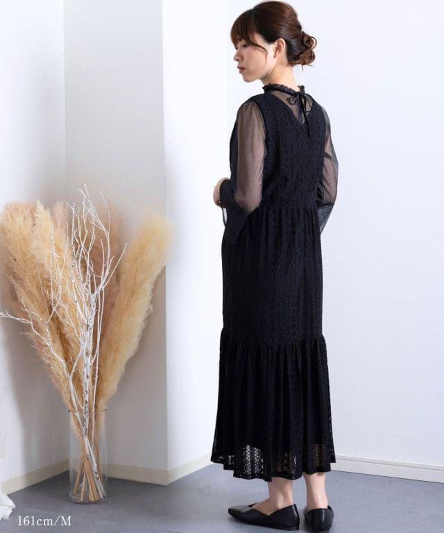 Swee tmommy マタニティ　ワンピース　産前産後兼用　 結婚式 L