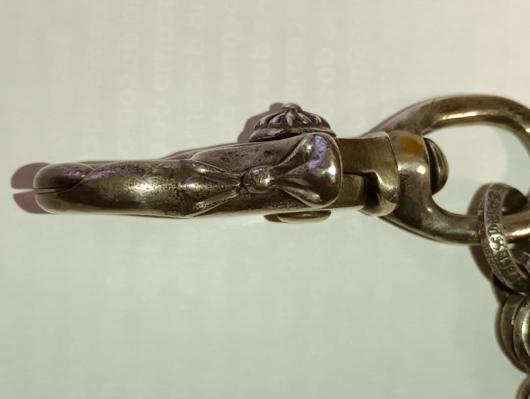 クロムハーツダブルBリングウオレトチェーン廃盤中古