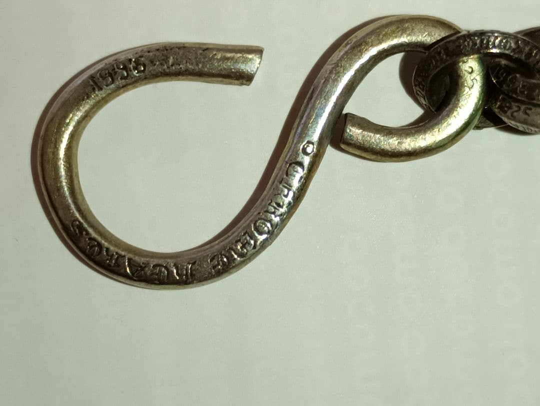 クロムハーツダブルBリングウオレトチェーン廃盤中古