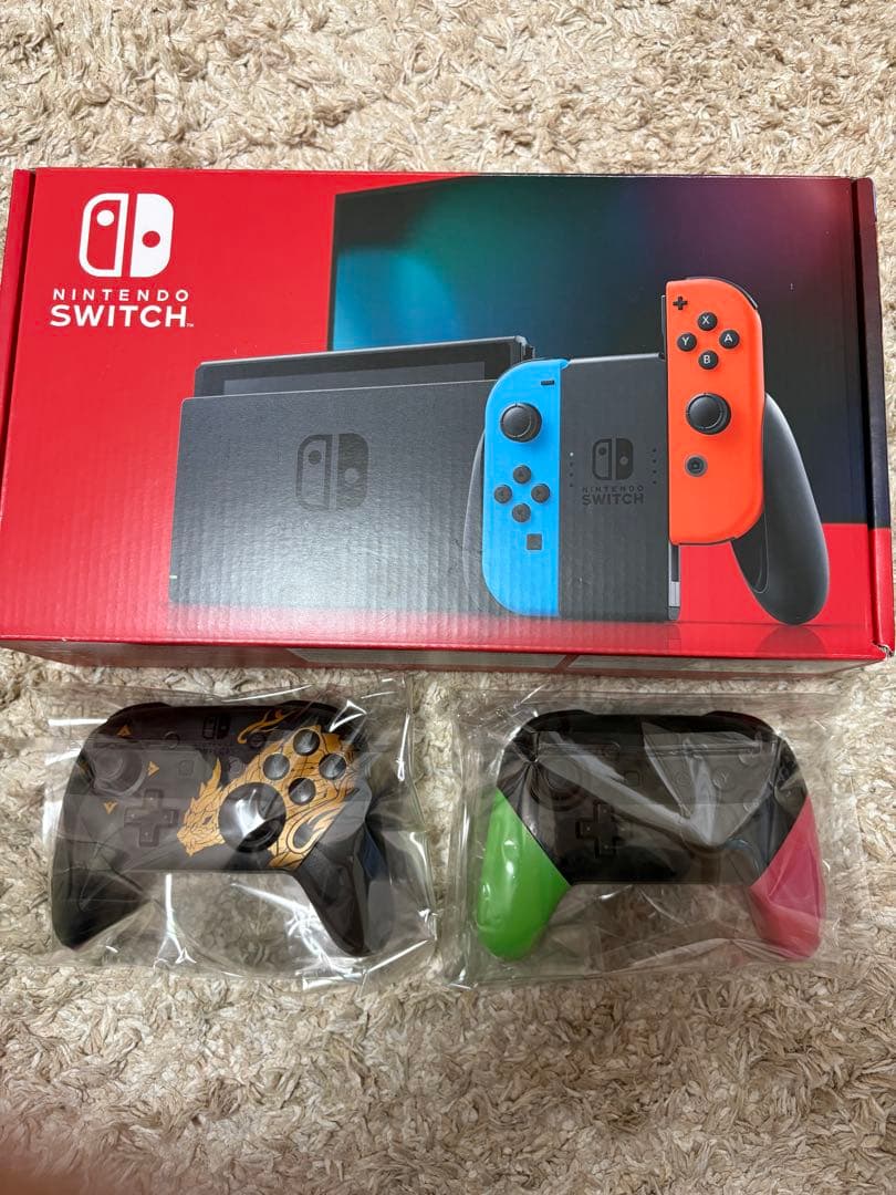 Nintendo Switch 本体 初代 プロコン 2個付