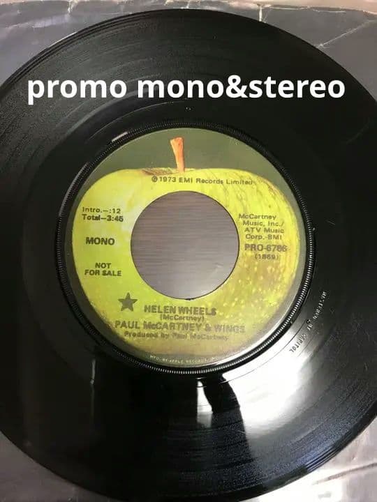 ポールマッカートニーhelen wheels promo mono&stereo