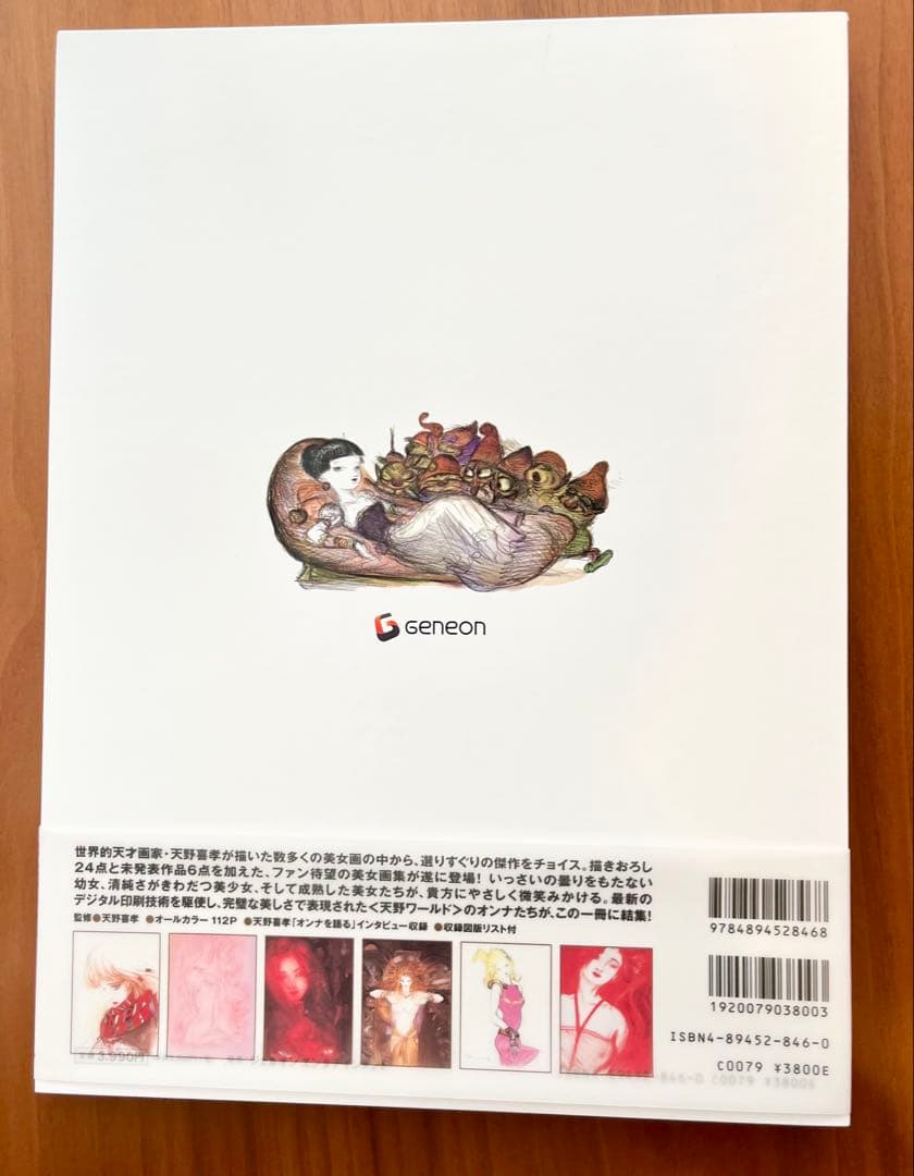 天野喜孝　美女画集　処女宮　画集　初版第1刷　帯付き　ケース付き