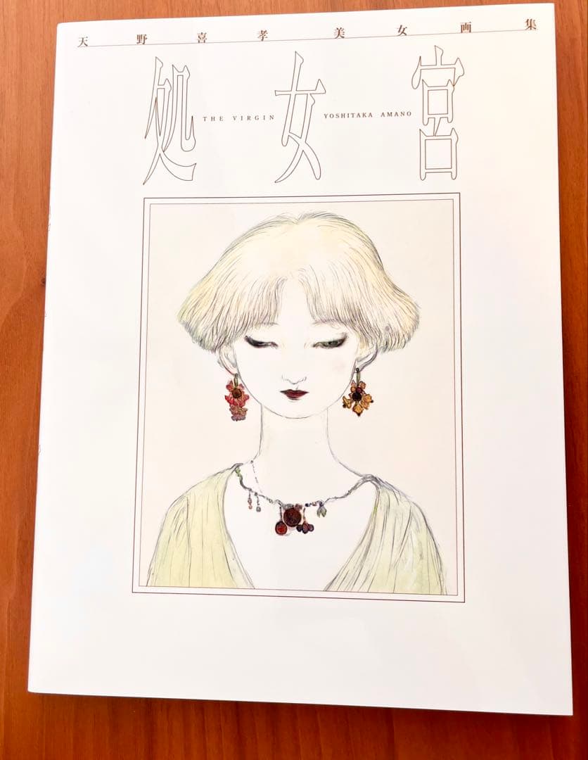 天野喜孝　美女画集　処女宮　画集　初版第1刷　帯付き　ケース付き