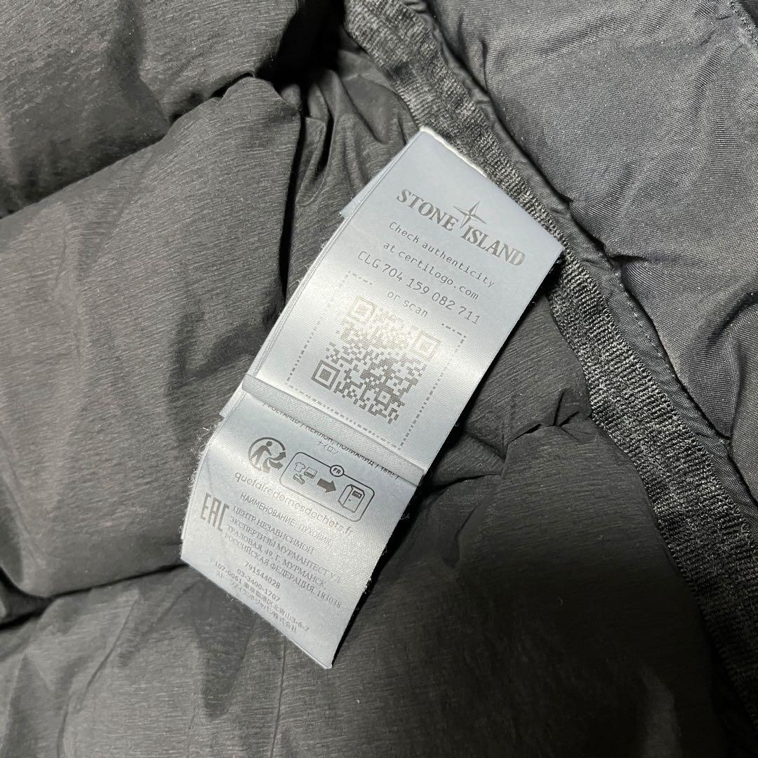 美品 ストーンアイランド 2023-24AW ダウンジャケット Sサイズ 黒