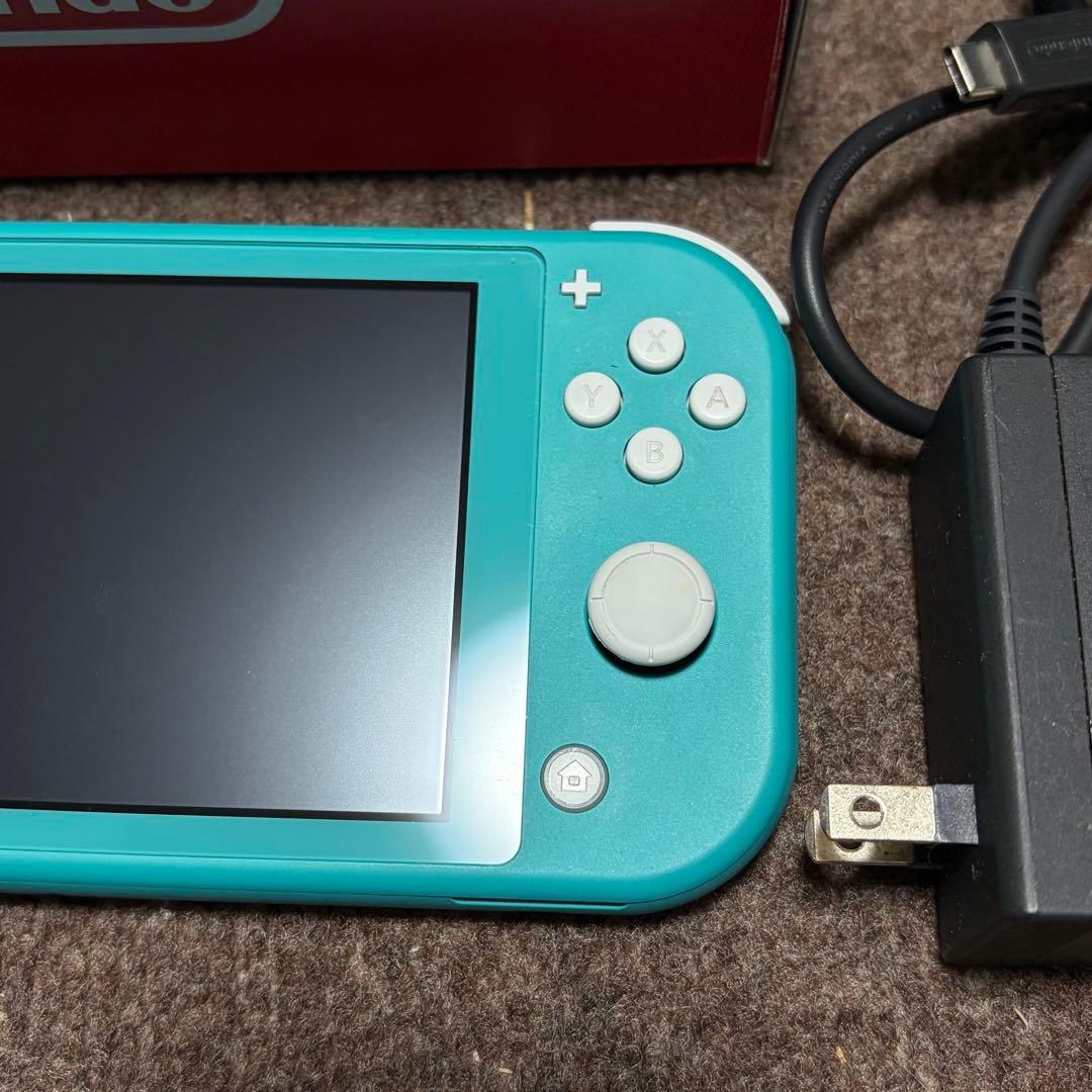 Switch Lite ターコイズブルー 充電器付き 箱付き