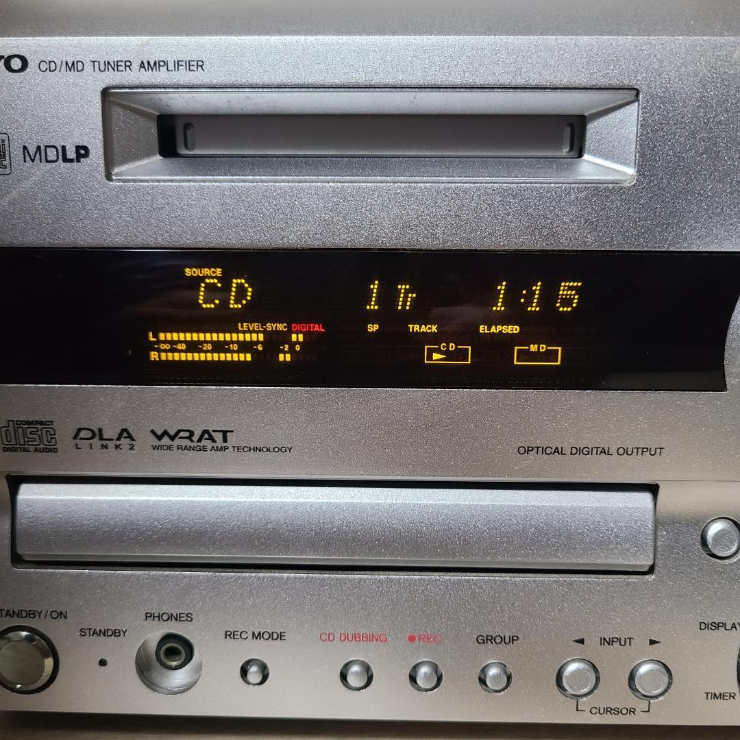 ONKYO ミニコンポ　FR-7GX CD MD 【動作確認済み】