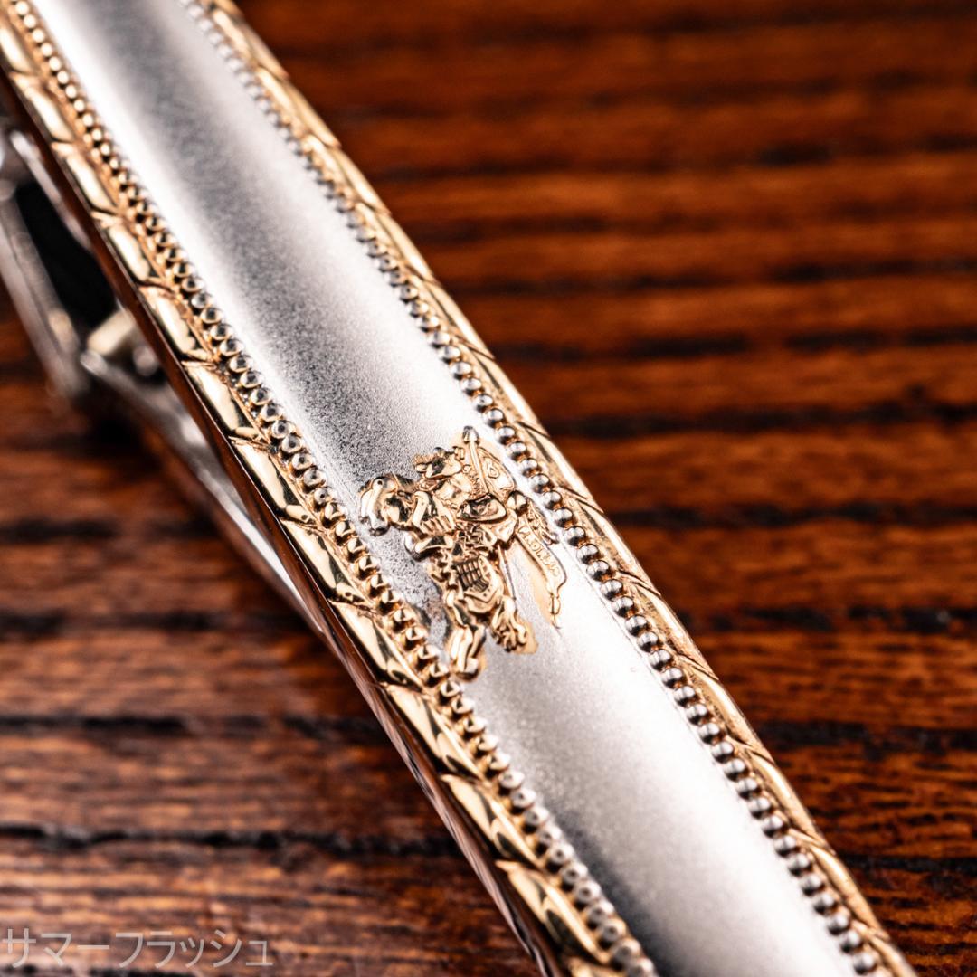 至高のネクタイピン Burberryバーバリー silver925×k14