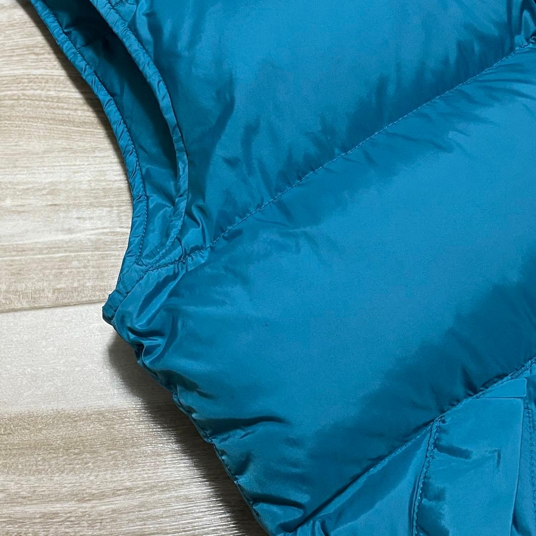 80s 90s L.L.Bean ダウン ベスト 水色 レアカラー メンズ