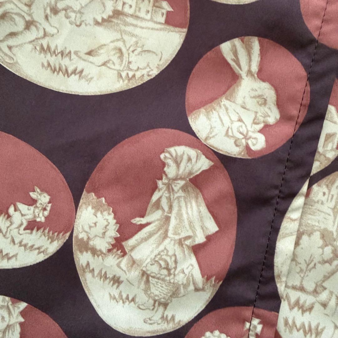 希少！Jane Maple ジェーンマープル イラストプリント 中綿コート