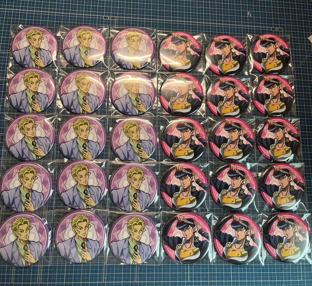 ジョジョ　4部　東方仗助　吉良吉影　缶バッジセット30個