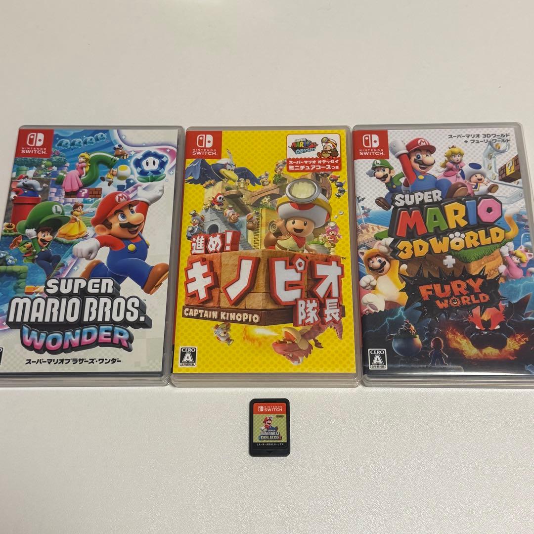 任天堂スイッチ ソフト スーパーマリオ セット まとめ売り