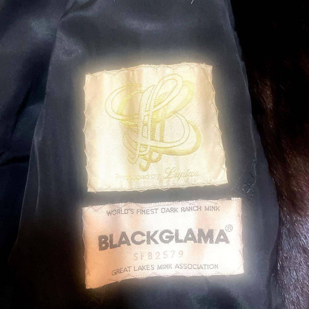 最終値下げ⭐︎最高級BLACKGLAMA毛皮ミンクコート