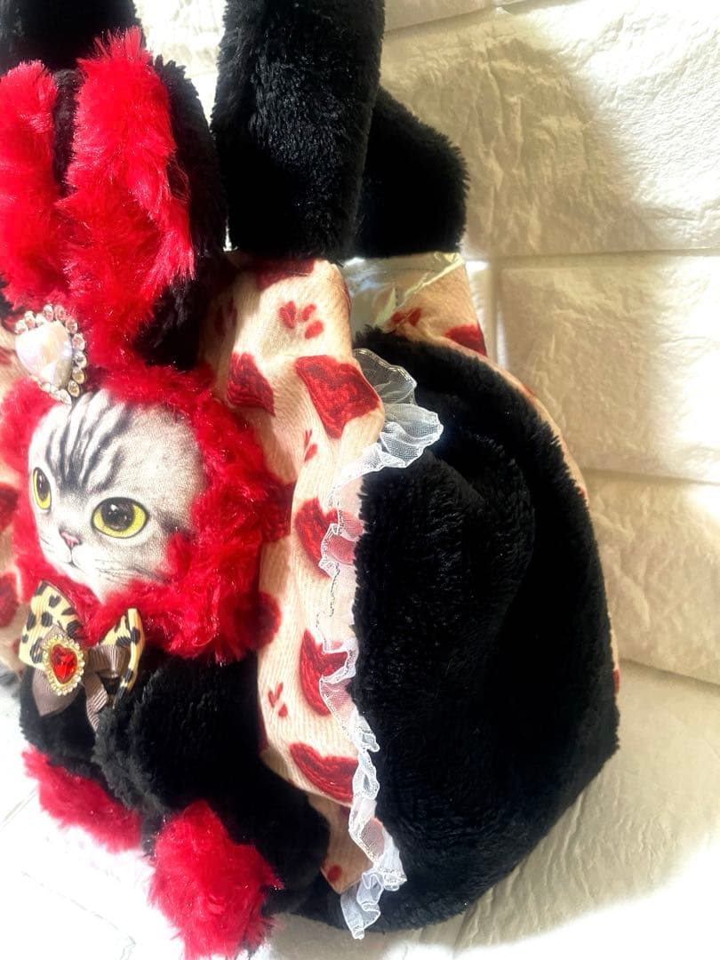 さ*ー様 コヤンイサムチョン　ハンドメイド ふわふわ　トートバック