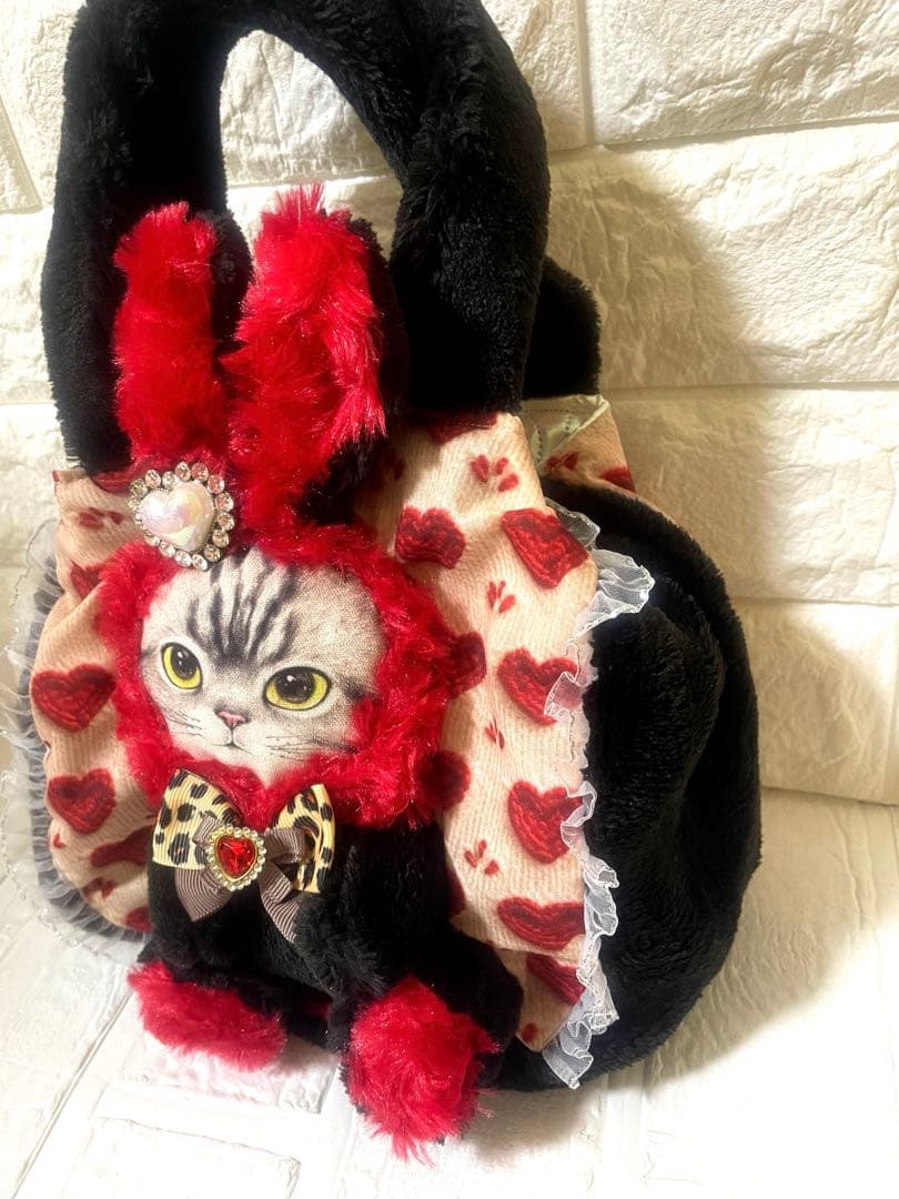 さ*ー様 コヤンイサムチョン　ハンドメイド ふわふわ　トートバック