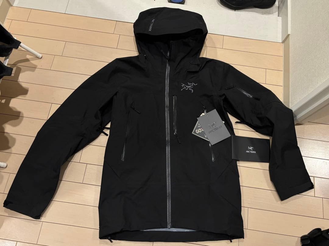 スキー ARC'TERYX Rush Jacket Men Black Size S