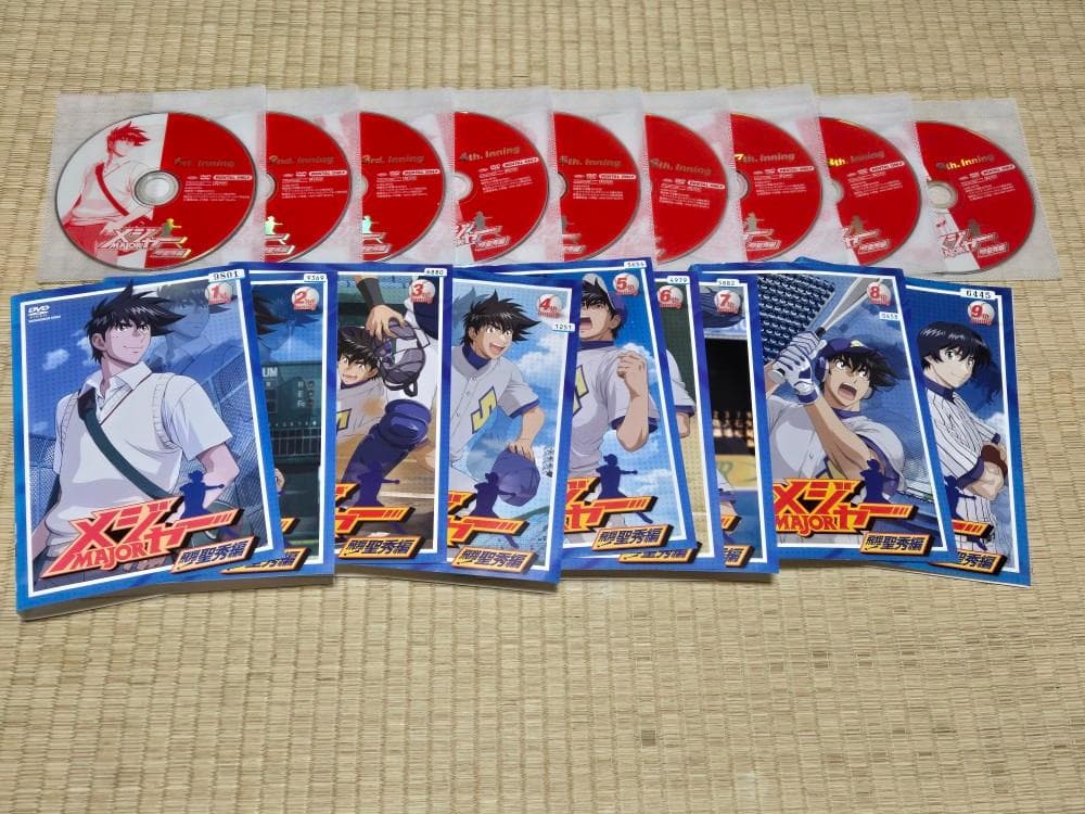 DVD　メジャー　MAJOR　1期〜6期　＋　2nd 　全６２巻　レンタル専用