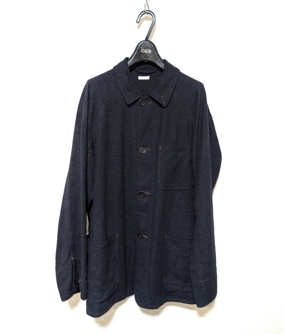 comoli 12AW カバーオール ジャケット ウール サイズ2 デニム