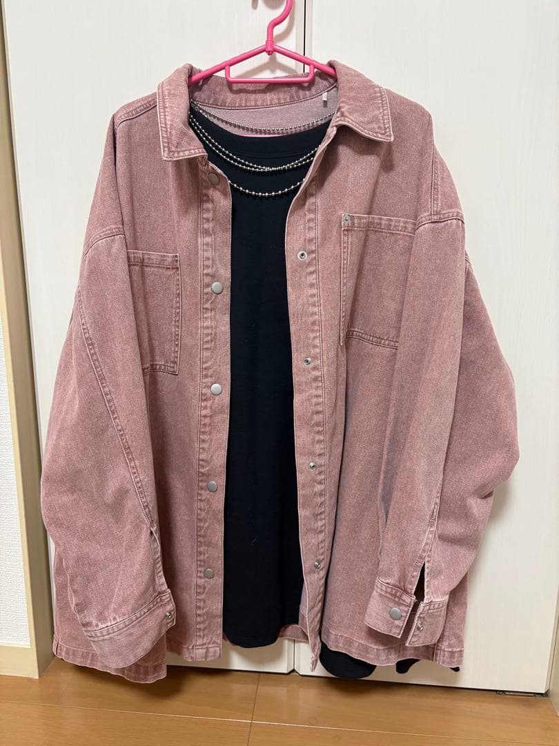 lepsim 入手困難　デニムシャツ ピンク