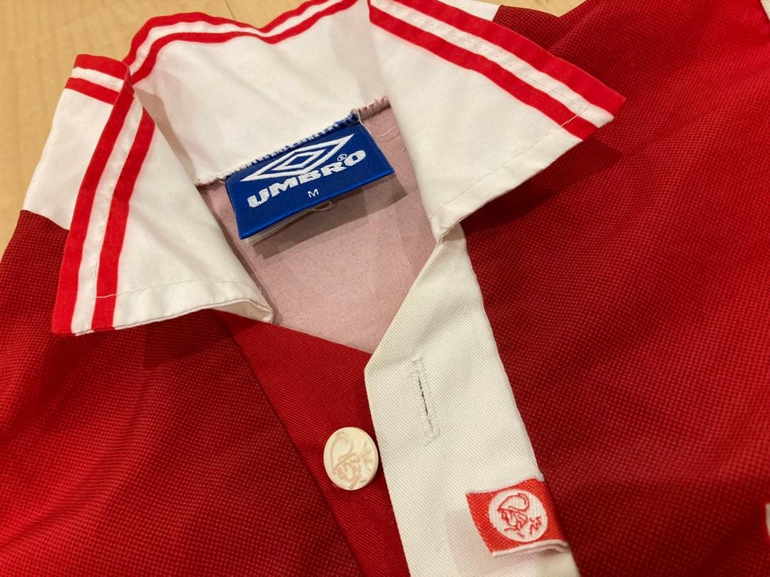 アンブロ　サッカー　アヤックス　オランダ　貴重　ユニフォーム　イングランド製