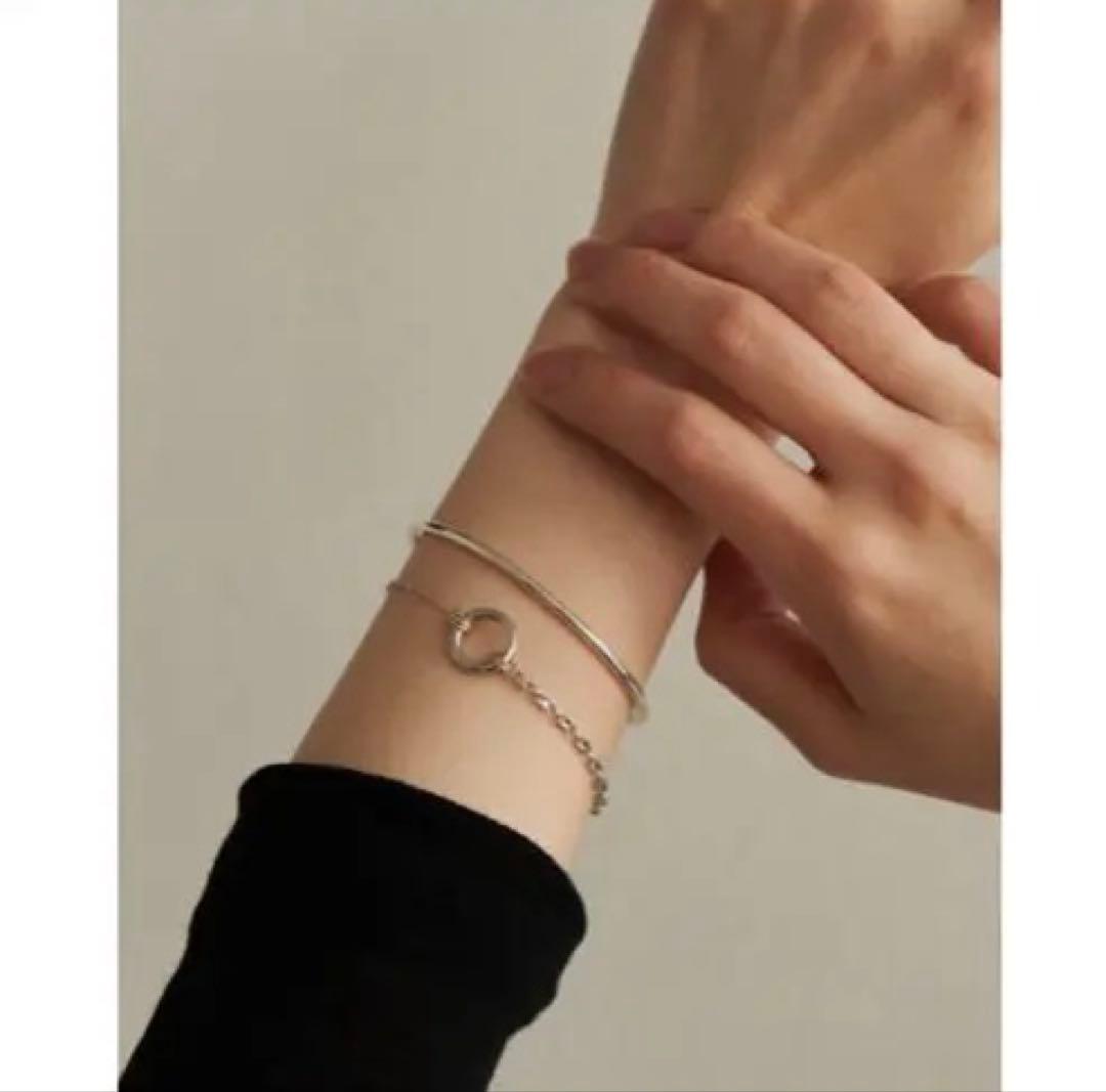 LORO loro バングル　wire bangle 01 silver